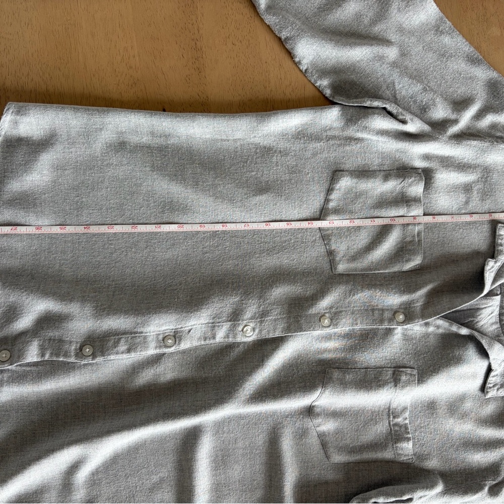 TWO!! Cloth and Stone Button Down Shirts - Navy and Dove Gray - Picture 9 of 10